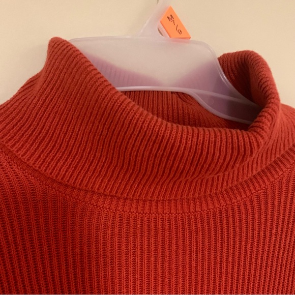 Orange Turtleneck Sweater - Picture 4 of 5